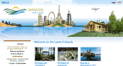 Desktop Screenshot of en.saarilandia.ru